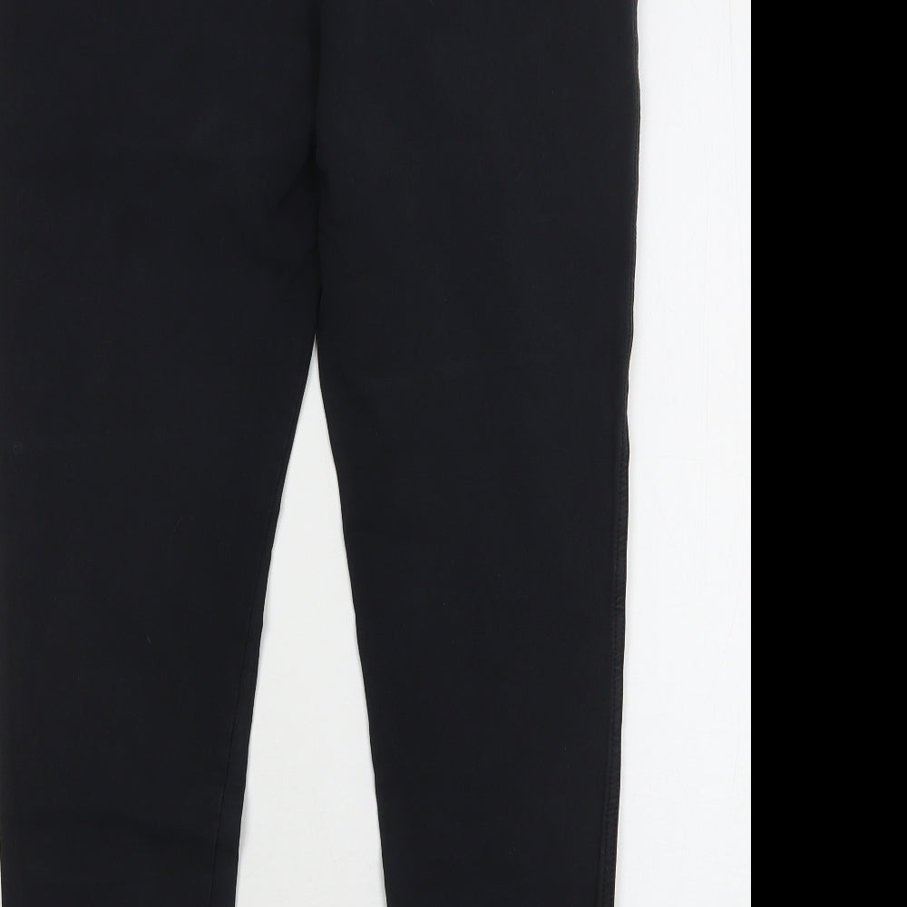 NEXT Womens Black Cotton Jegging Jeans Size 16 L27 in Regular