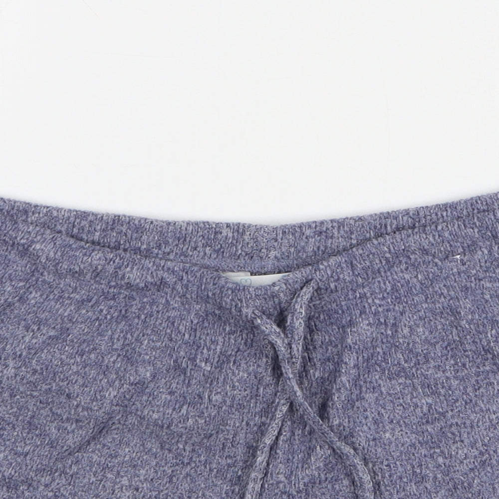 Primark Womens Blue Polyester Sweat Shorts Size 10 L3 in Regular