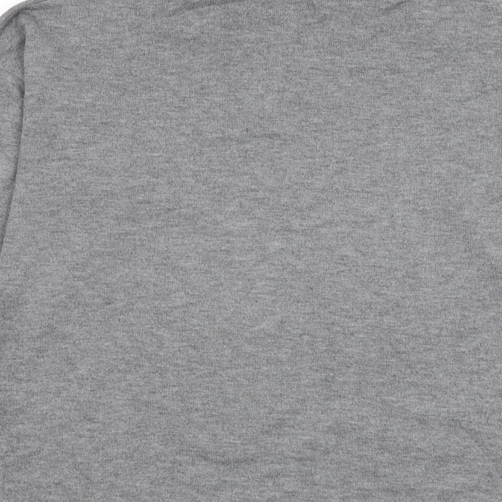 Primark Womens Grey Roll Neck Polyester Pullover Jumper Size 12