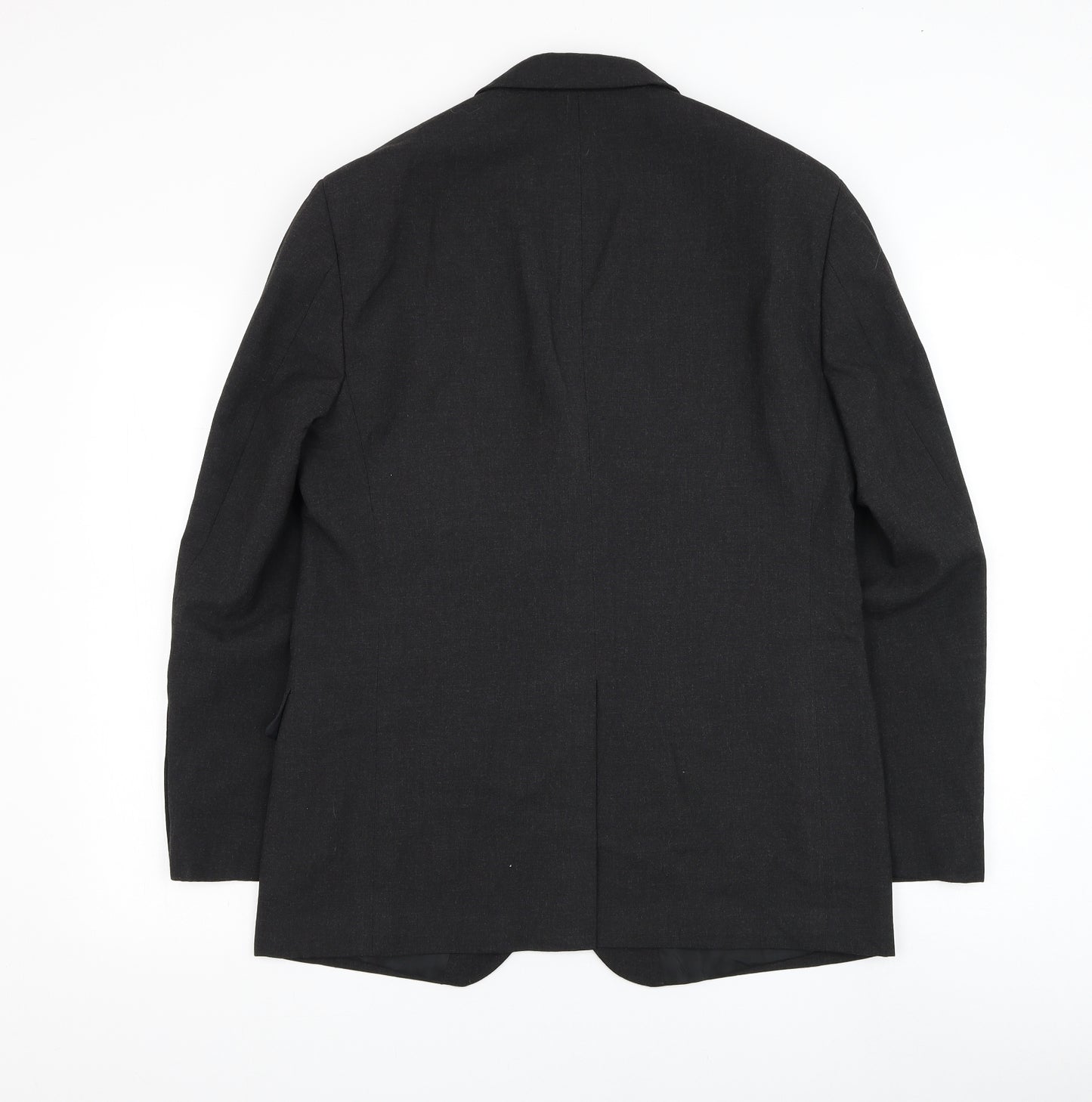 Marks and Spencer Mens Grey Polyester Jacket Suit Jacket Size 38