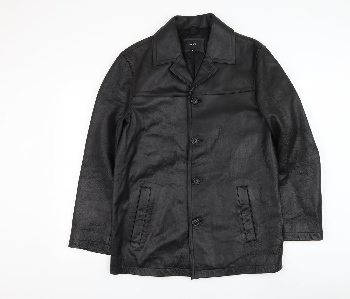NEXT Mens Black Jacket Size S Button