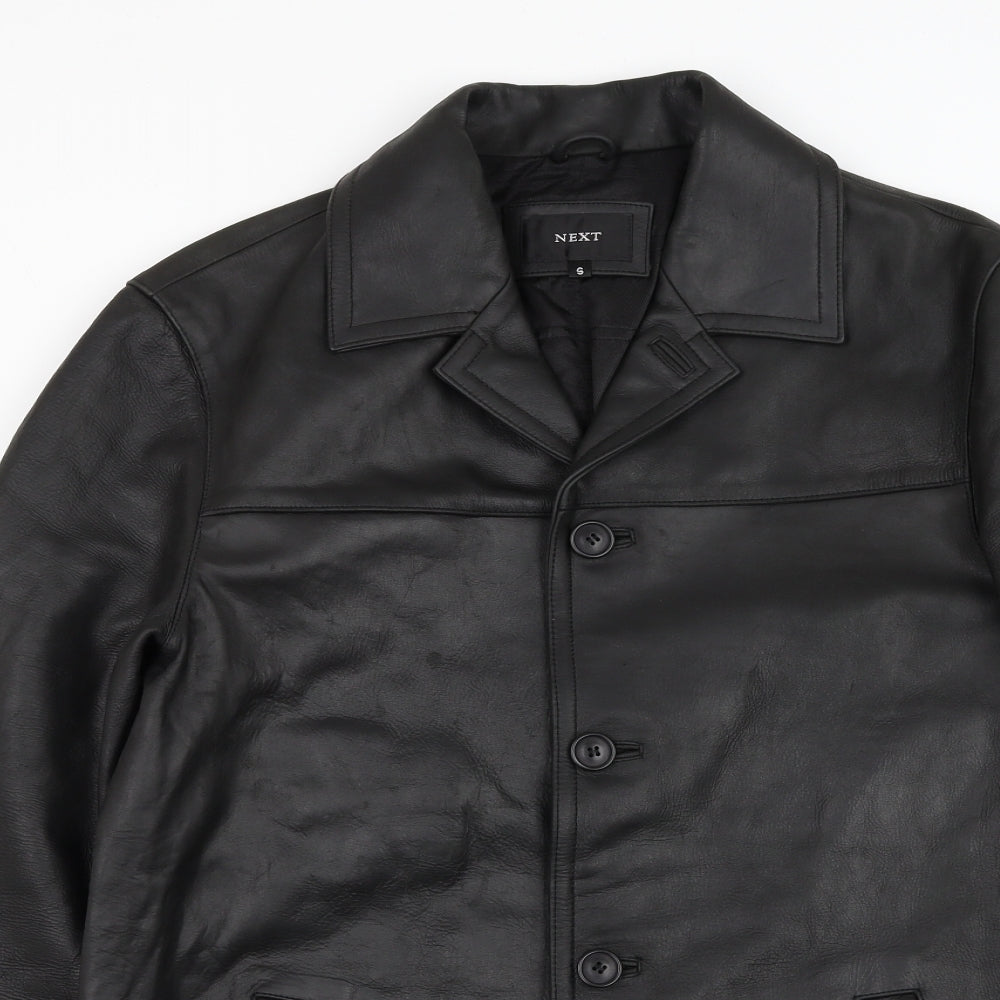 NEXT Mens Black Jacket Size S Button