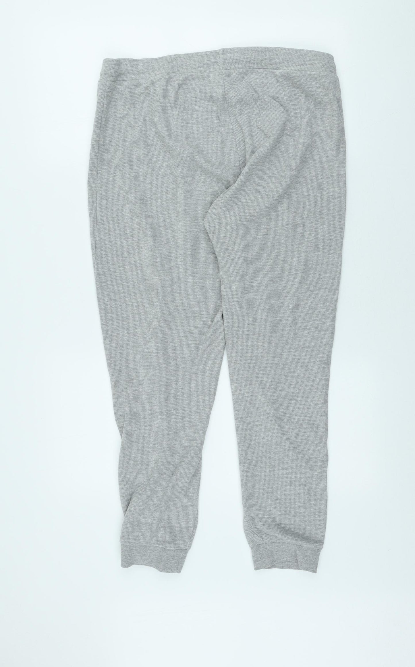 Primark Womens Grey Cotton Jogger Trousers Size M L24 in Regular
