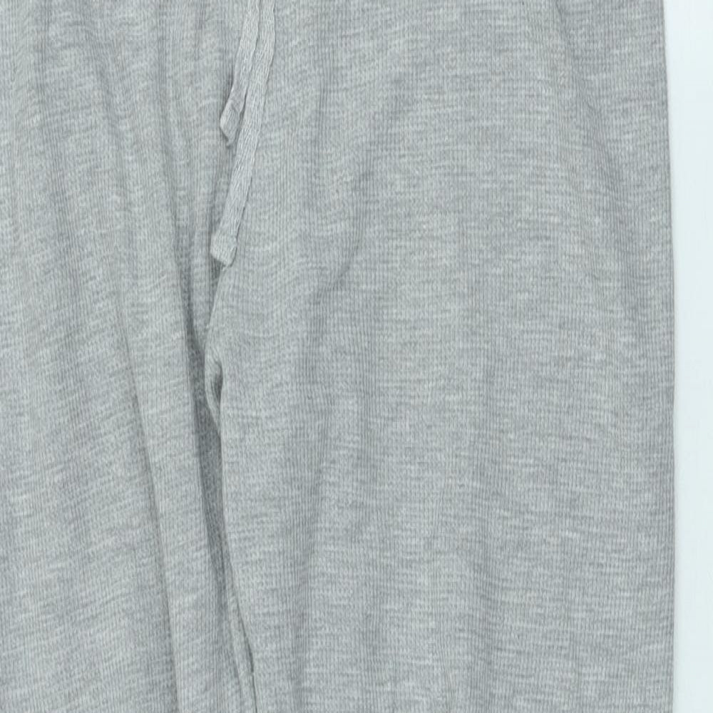 Primark Womens Grey Cotton Jogger Trousers Size M L24 in Regular