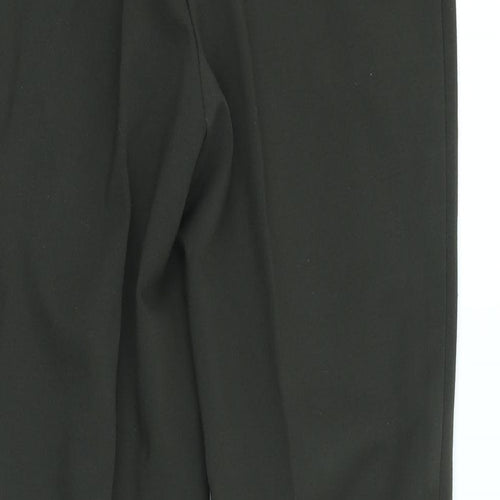 H&M Womens Green Viscose Trousers Size S L26 in Regular