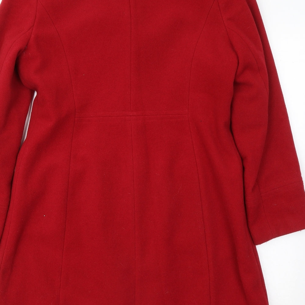 Debenhams Womens Red Jacket Coatigan Size 14