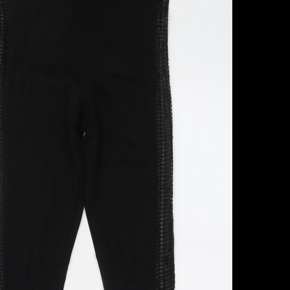 Atmosphere Womens Black Cotton Jogger Leggings Size 18 L24 in