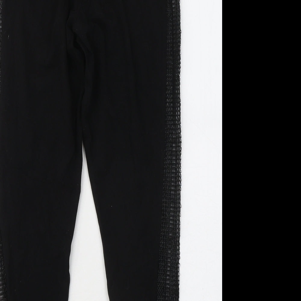Atmosphere Womens Black Cotton Jogger Leggings Size 18 L24 in