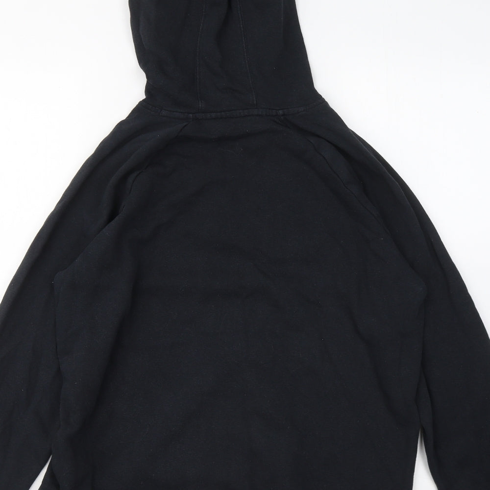 Under armour Mens Black Cotton Pullover Hoodie Size M