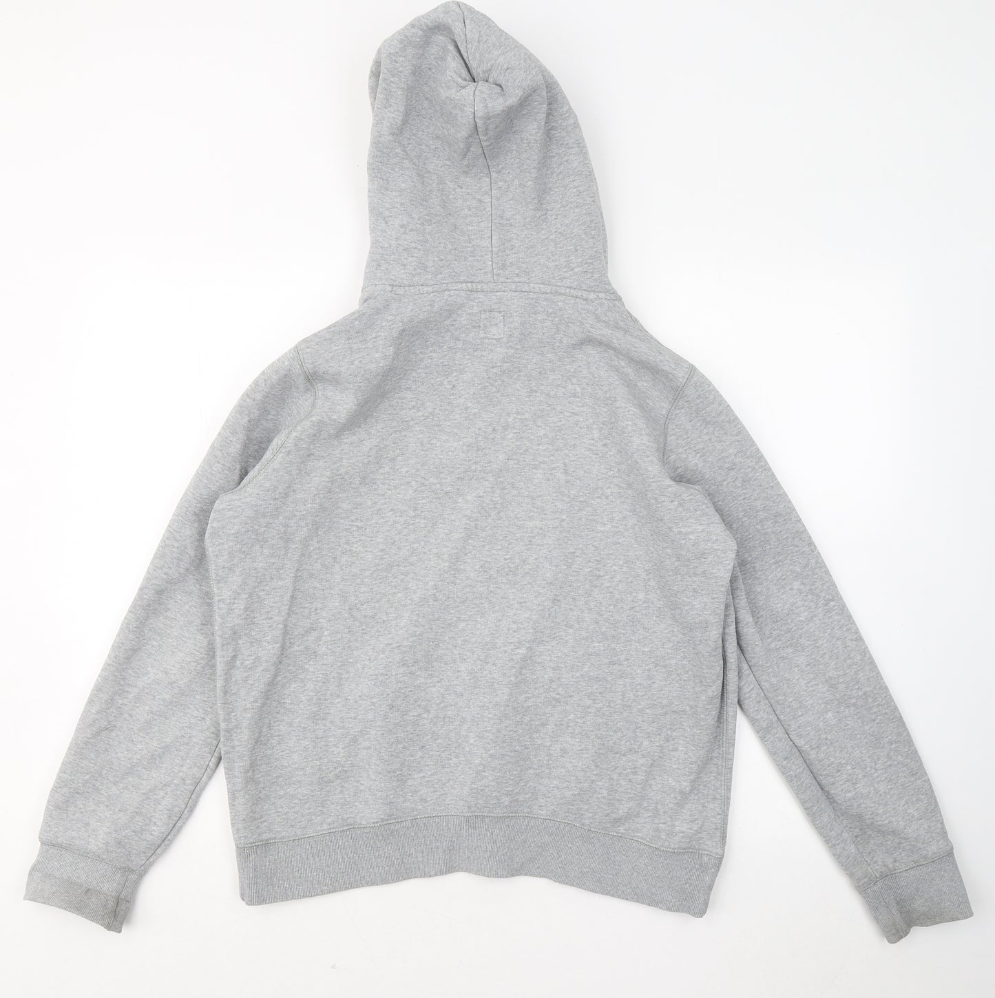 Jack Wills Womens Grey Cotton Pullover Hoodie Size 14
