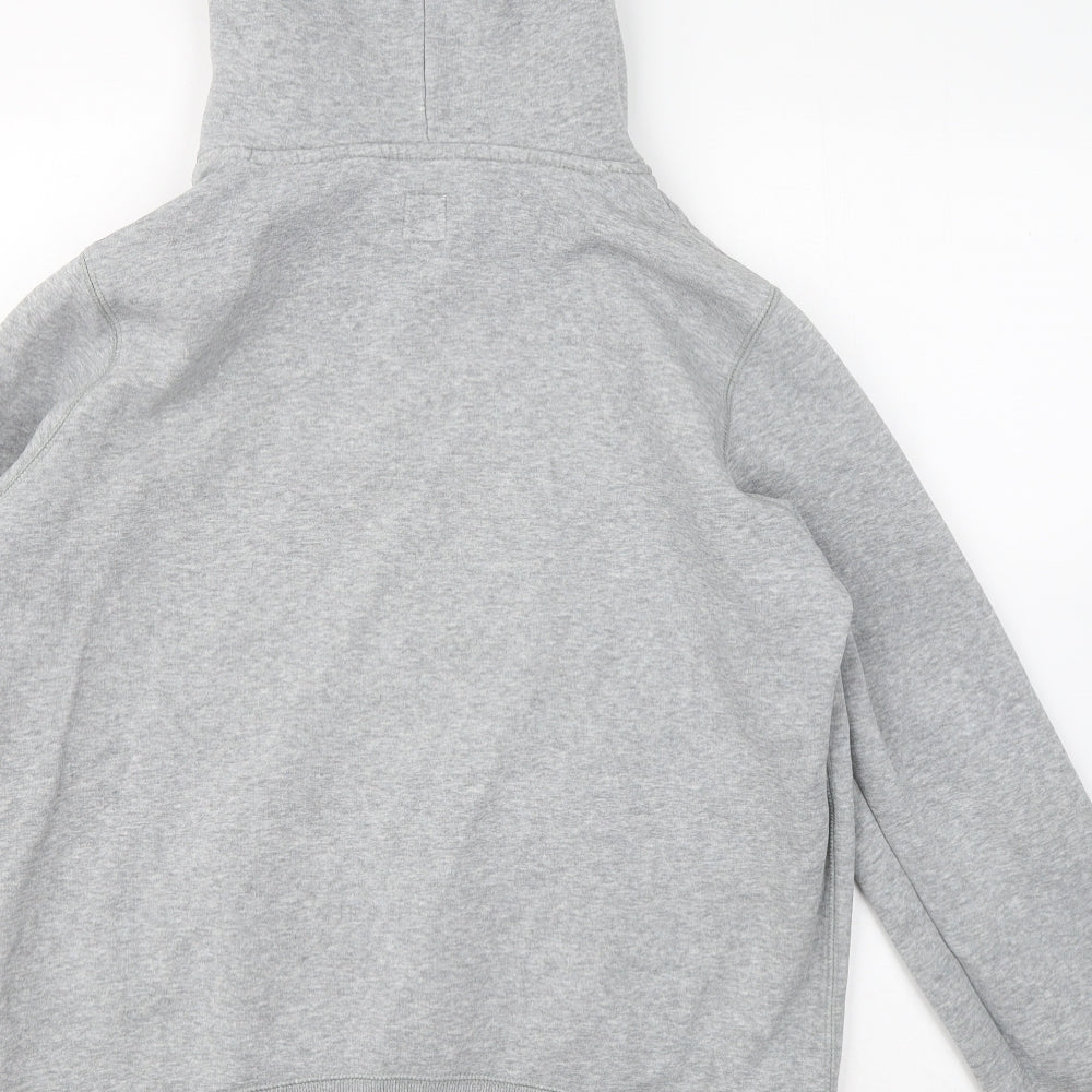 Jack Wills Womens Grey Cotton Pullover Hoodie Size 14