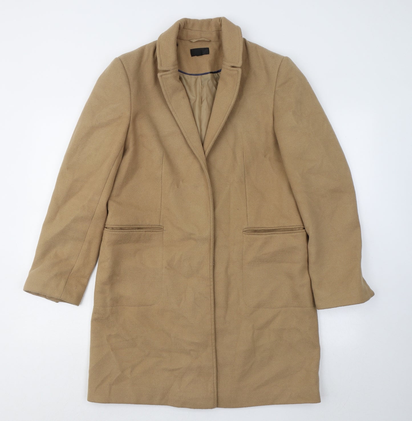 Topshop Womens Beige Trench Coat Coat Size 10