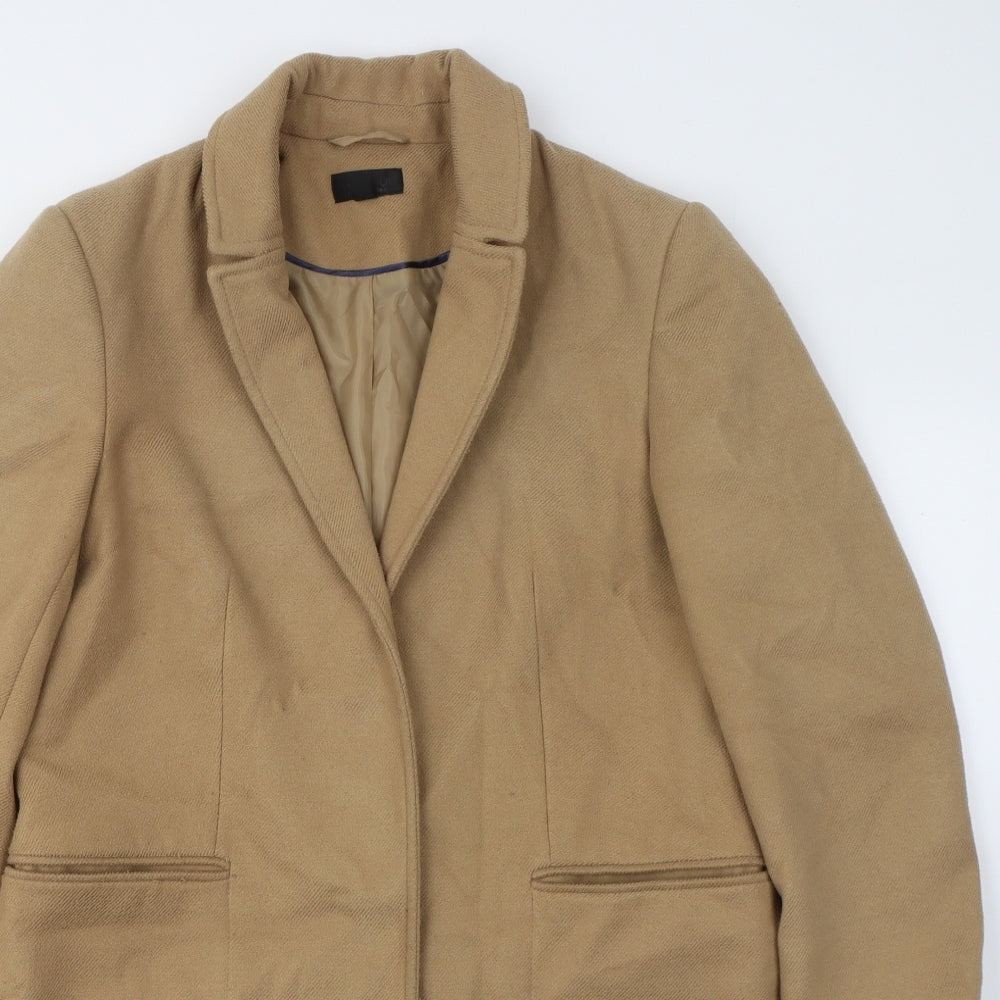 Topshop Womens Beige Trench Coat Coat Size 10