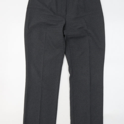 Marks and Spencer Womens Grey Polyester Sweatpants Trousers Size 10 L28 in Regular