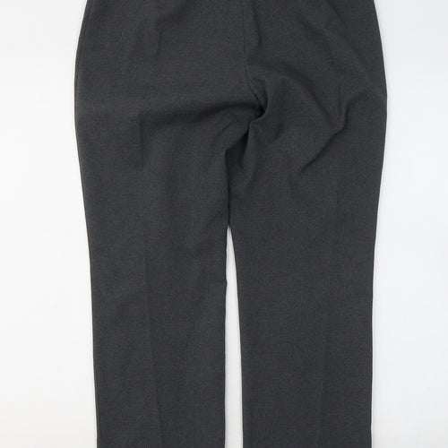 Marks and Spencer Womens Grey Polyester Sweatpants Trousers Size 10 L28 in Regular
