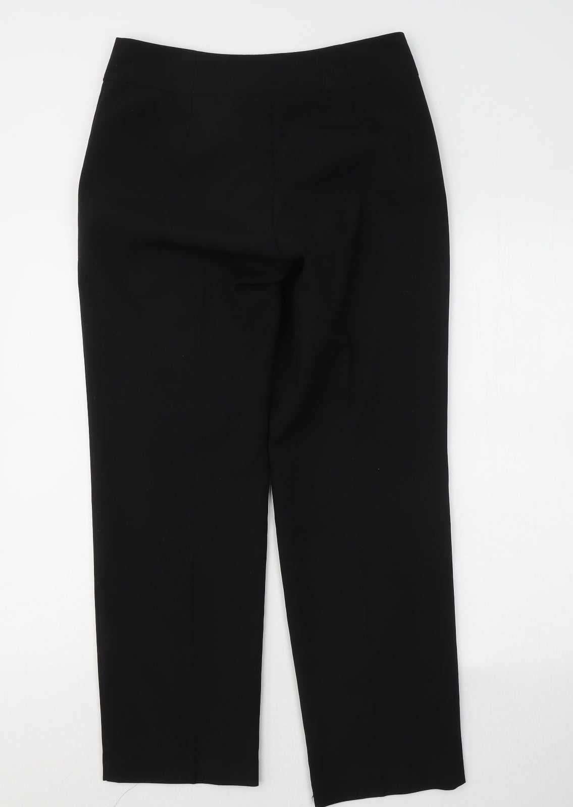 Marks and Spencer Womens Black Polyester Sweatpants Trousers Size 10 L27 in Regular