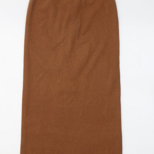 Atmosphere Womens Brown Cotton Straight & Pencil Skirt Size 12