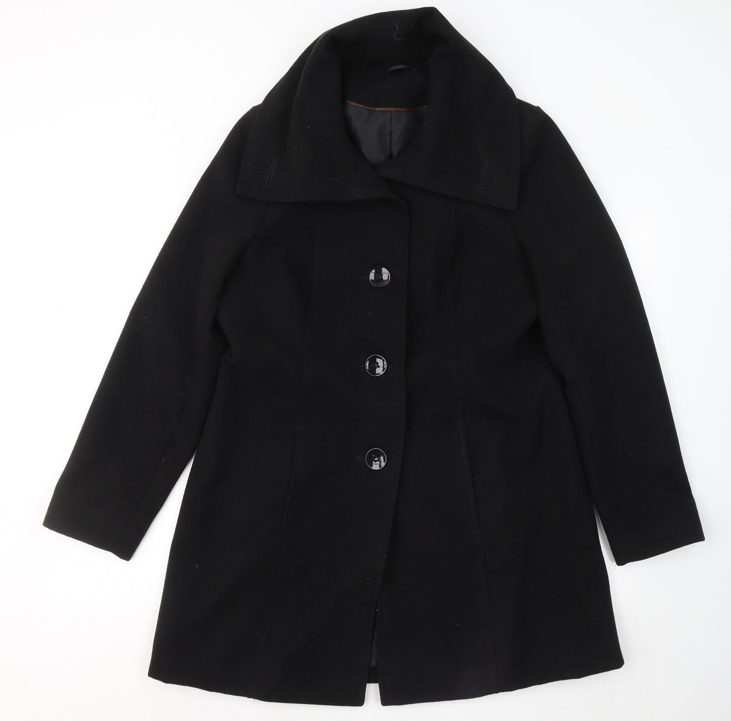 F&F Womens Black Jacket Coatigan Size 16