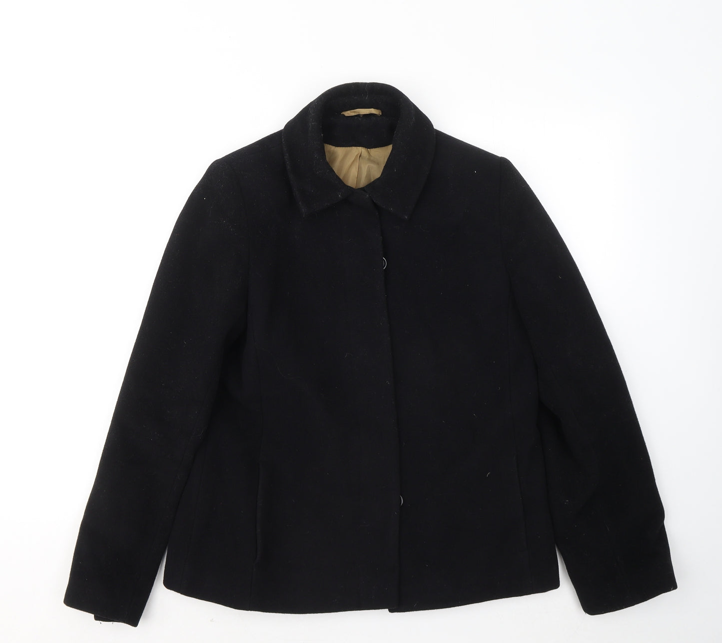 NL Collection Womens Black Jacket Coatigan Size 14
