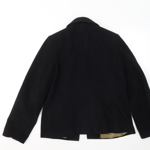 NL Collection Womens Black Jacket Coatigan Size 14