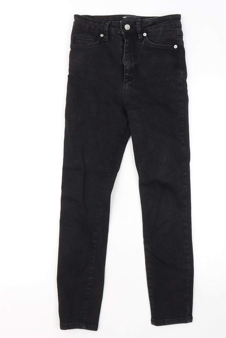 ASOS Womens Black Cotton Skinny Jeans Size 25 in L30 in Regular