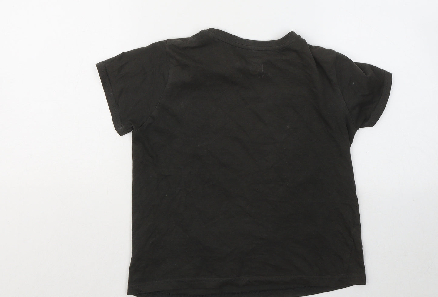 Primark Boys Green Cotton Basic T-Shirt Size 7-8 Years Round Neck - Gamer