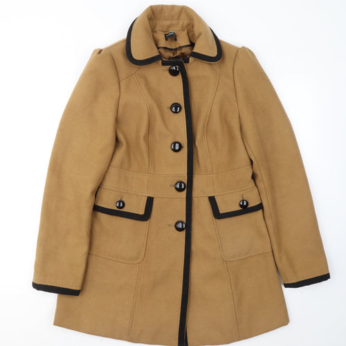 George Womens Brown Jacket Coatigan Size 12