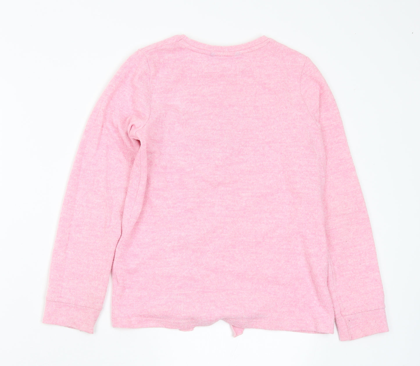 George Girls Pink Round Neck Polyester Pullover Jumper Size 9-10 Years - Tres Chic