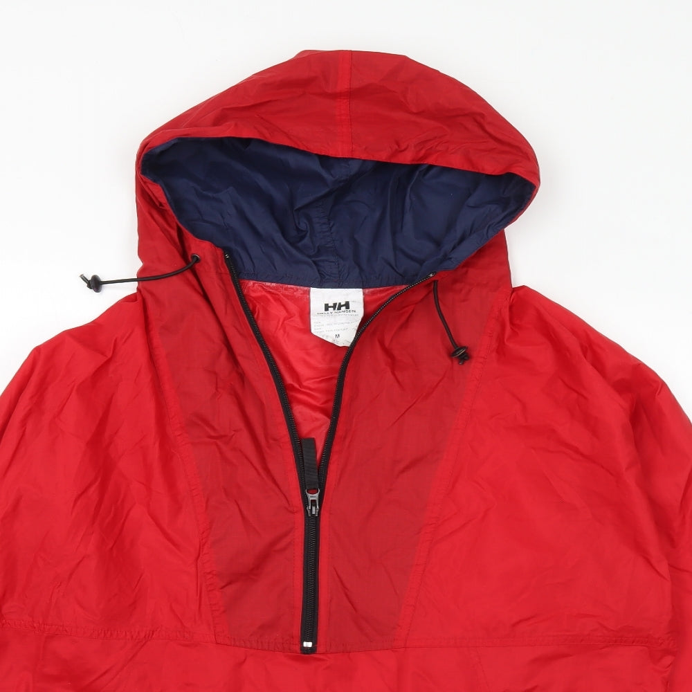 Helly Hansen Mens Red Anorak Jacket Size M