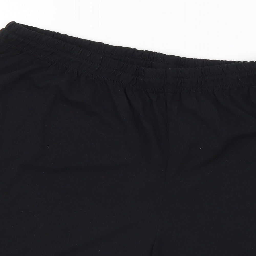 Gildan Mens Black Polyester Sweat Shorts Size 3XL L8 in Regular