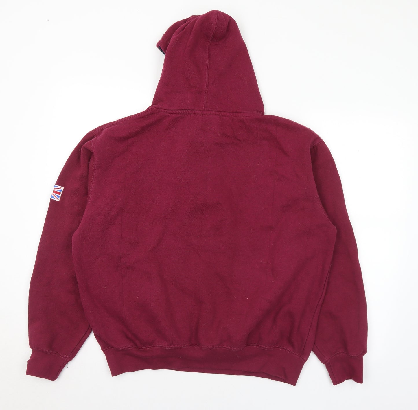 Oxford University Mens Purple Cotton Pullover Hoodie Size M - Oxford university