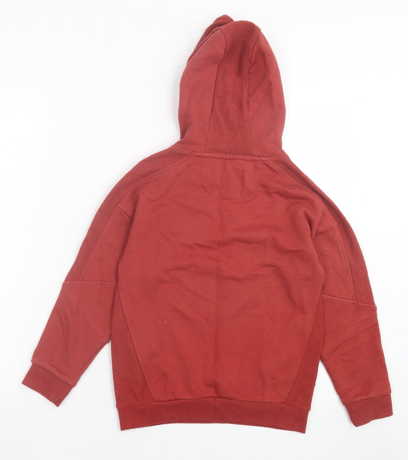 Primark Boys Red Cotton Pullover Hoodie Size 8-9 Years Pullover