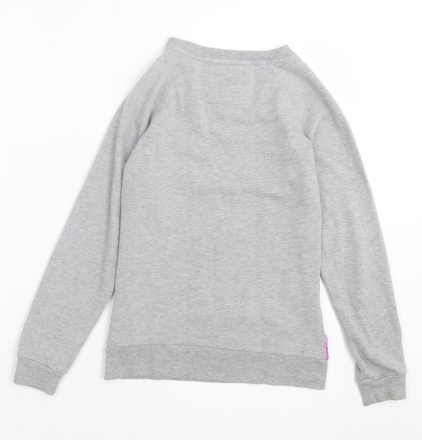 Young Dimension Girls Pink Floral Polyester Pullover Sweatshirt Size 12-13 Years Pullover