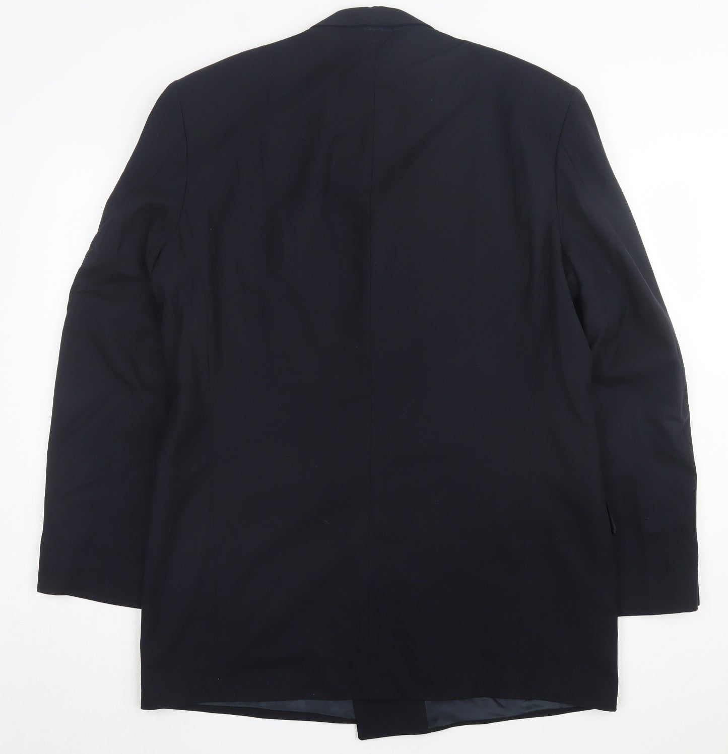 Marks and Spencer Mens Blue Wool Jacket Suit Jacket Size 42
