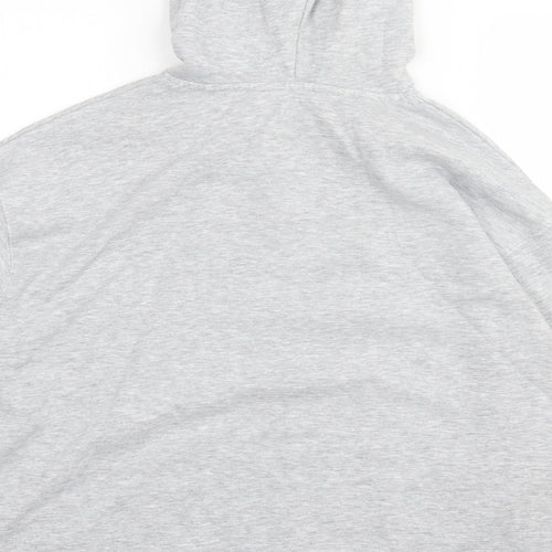 F&F Womens Grey Cotton Pullover Hoodie Size 12 Pullover