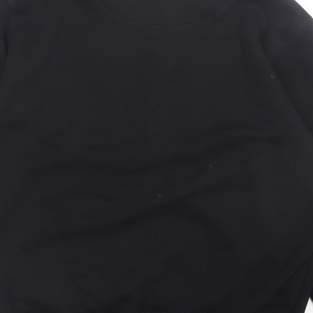 KENZO Womens Black Cotton Pullover Sweatshirt Size L Pullover