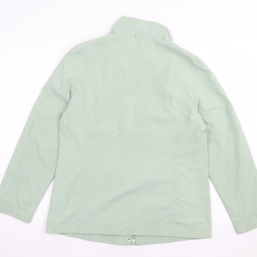 Classic Womens Green Jacket Size 12 Zip