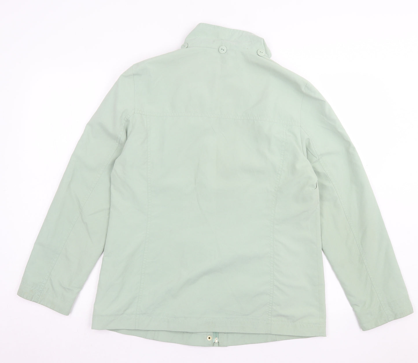 Classic Womens Green Jacket Size 12 Zip