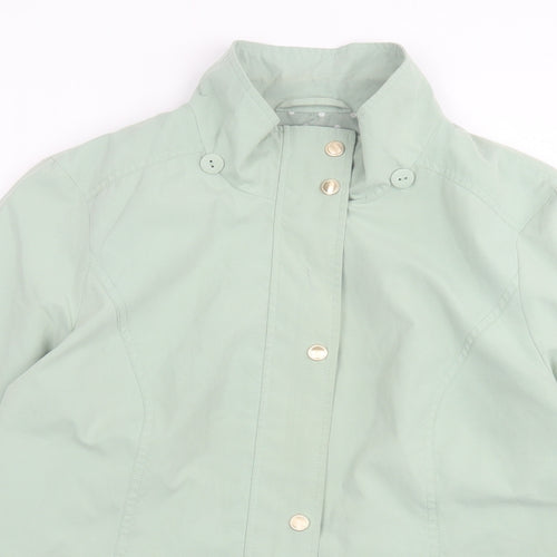 Classic Womens Green Jacket Size 12 Zip