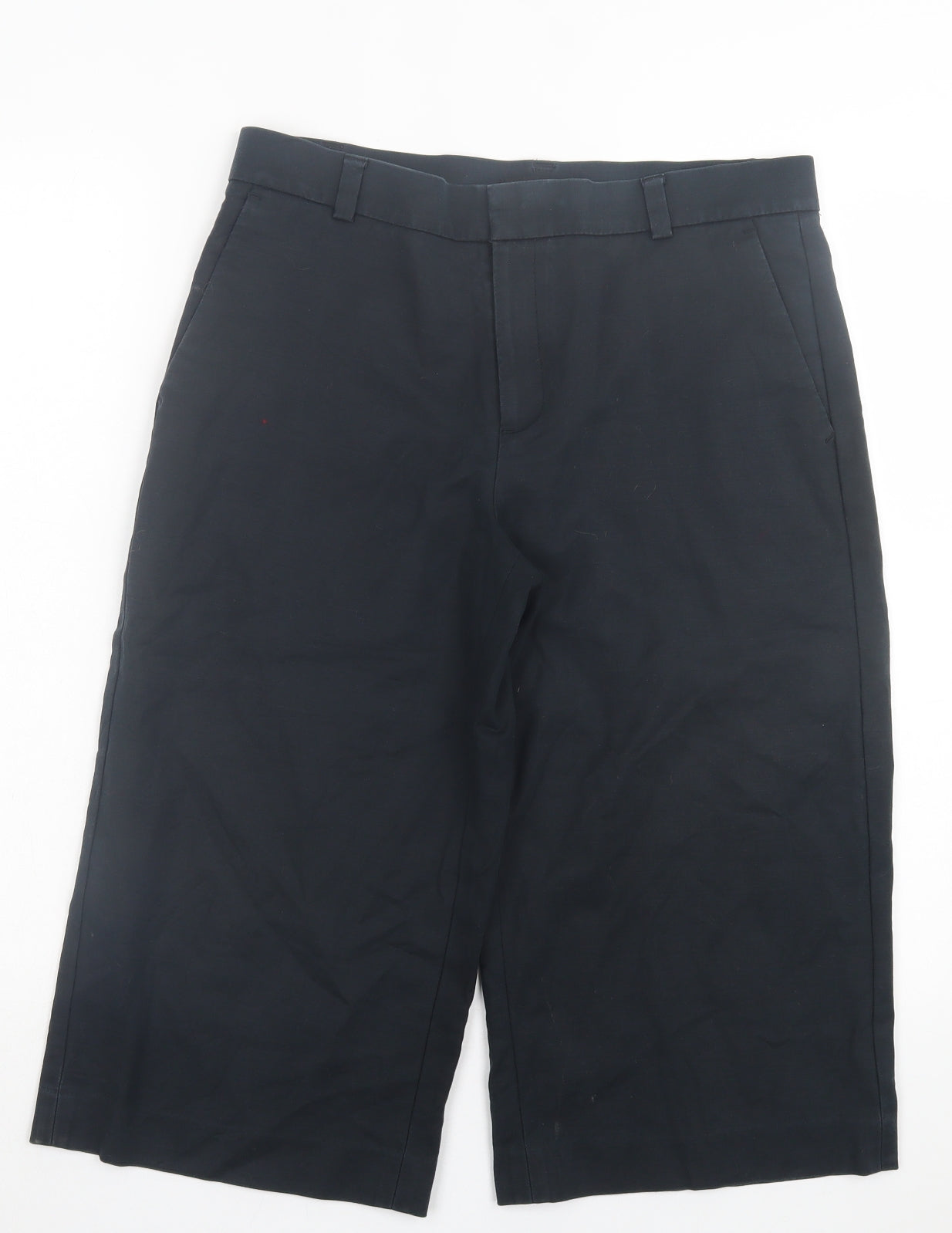 Banana Republic Womens Black Polyester Bermuda Shorts Size 30 in L18 in Regular Hook & Eye