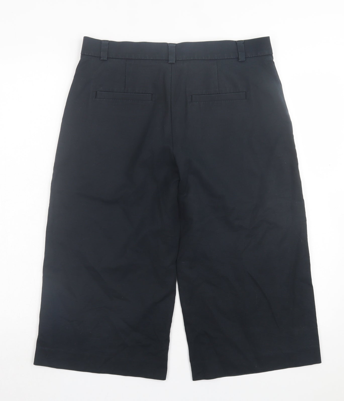 Banana Republic Womens Black Polyester Bermuda Shorts Size 30 in L18 in Regular Hook & Eye