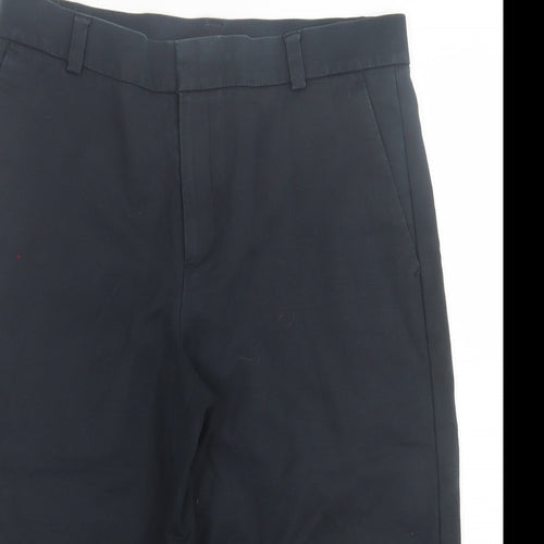 Banana Republic Womens Black Polyester Bermuda Shorts Size 30 in L18 in Regular Hook & Eye