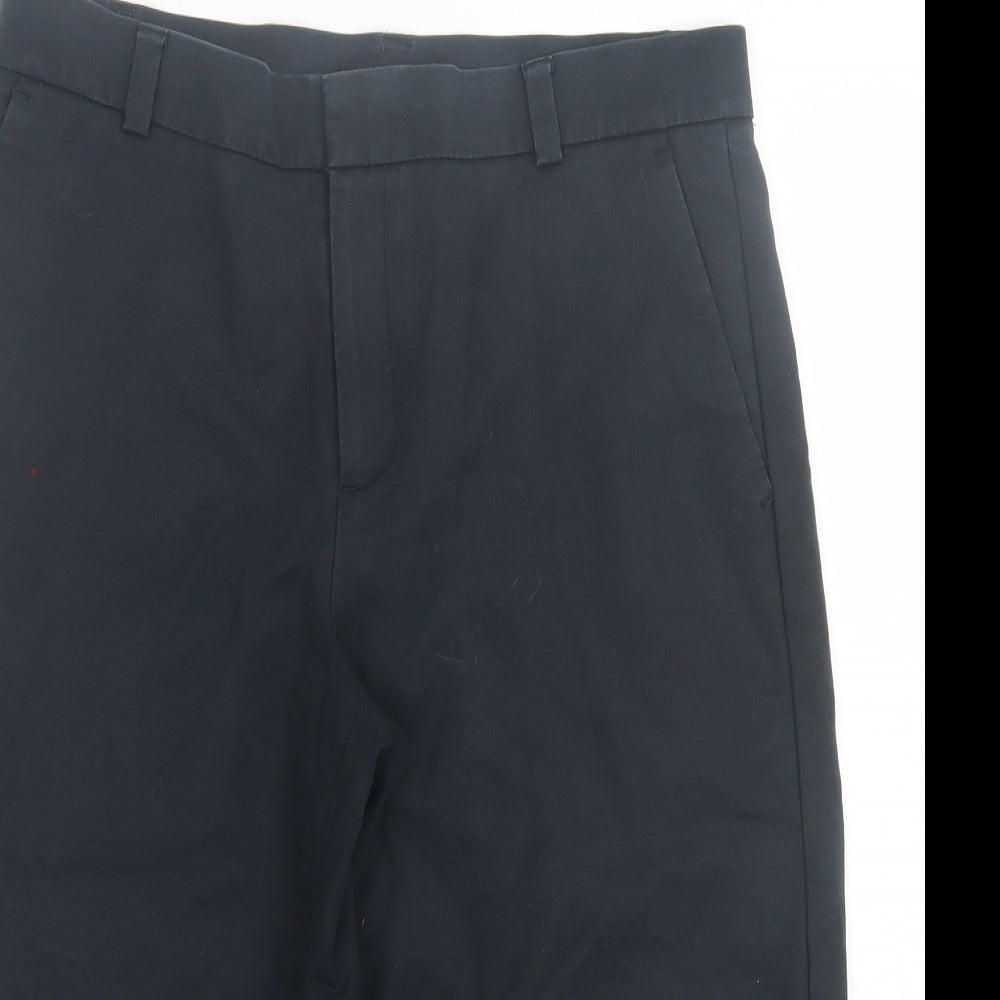 Banana Republic Womens Black Polyester Bermuda Shorts Size 30 in L18 in Regular Hook & Eye