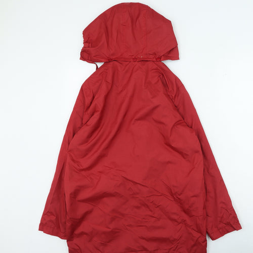 Preworn Mens Red Rain Coat Blazer Size S
