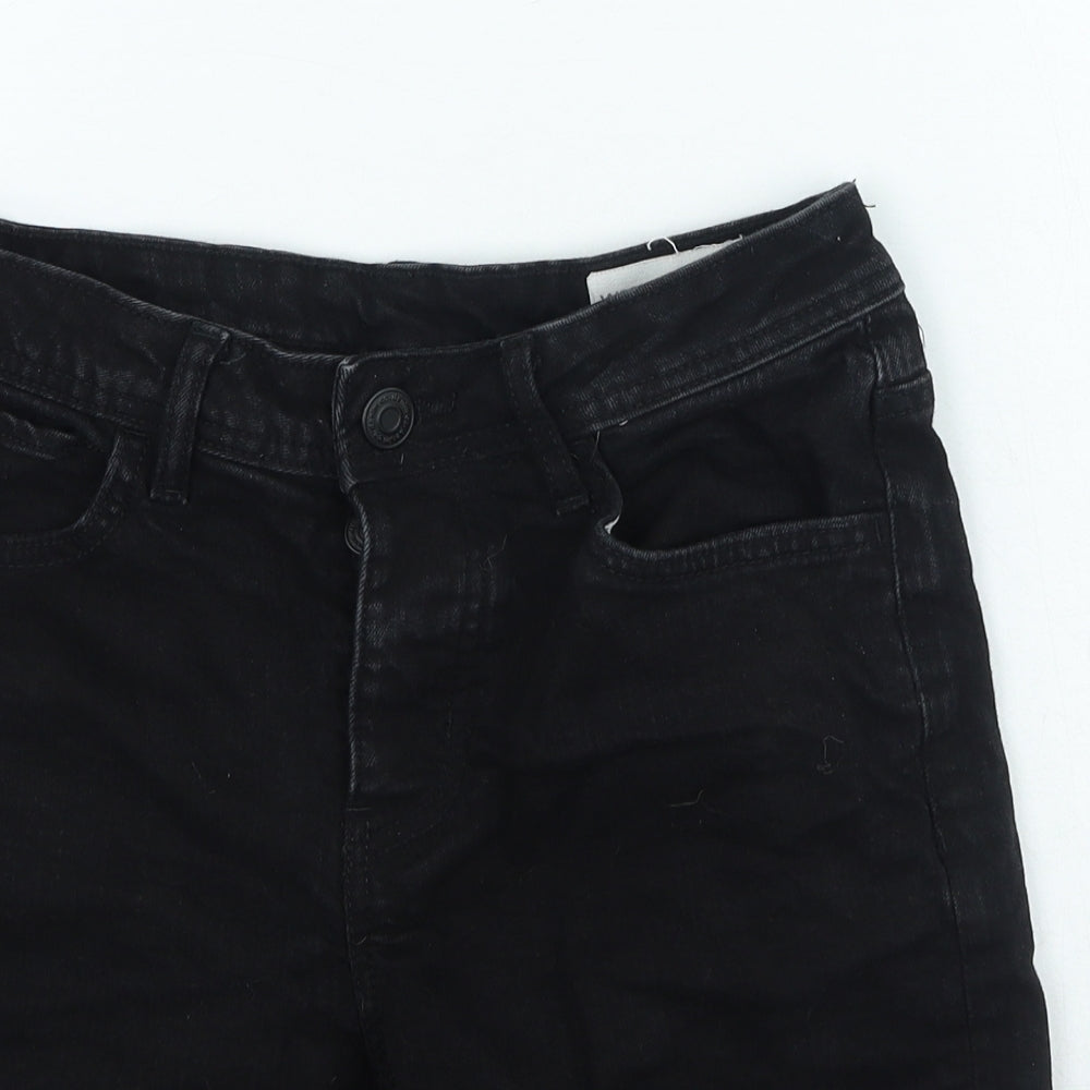 Denim & Co. Mens Black Cotton Chino Shorts Size 28 in L9 in Regular