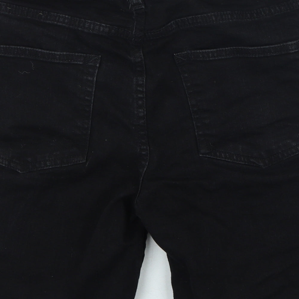 Denim & Co. Mens Black Cotton Chino Shorts Size 28 in L9 in Regular