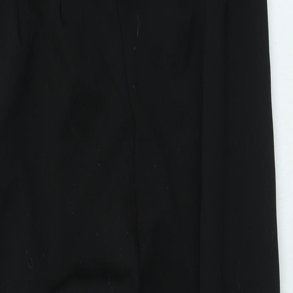 Evita Womens Black Polyester Jumpsuit One-Piece Size 14 L30 in