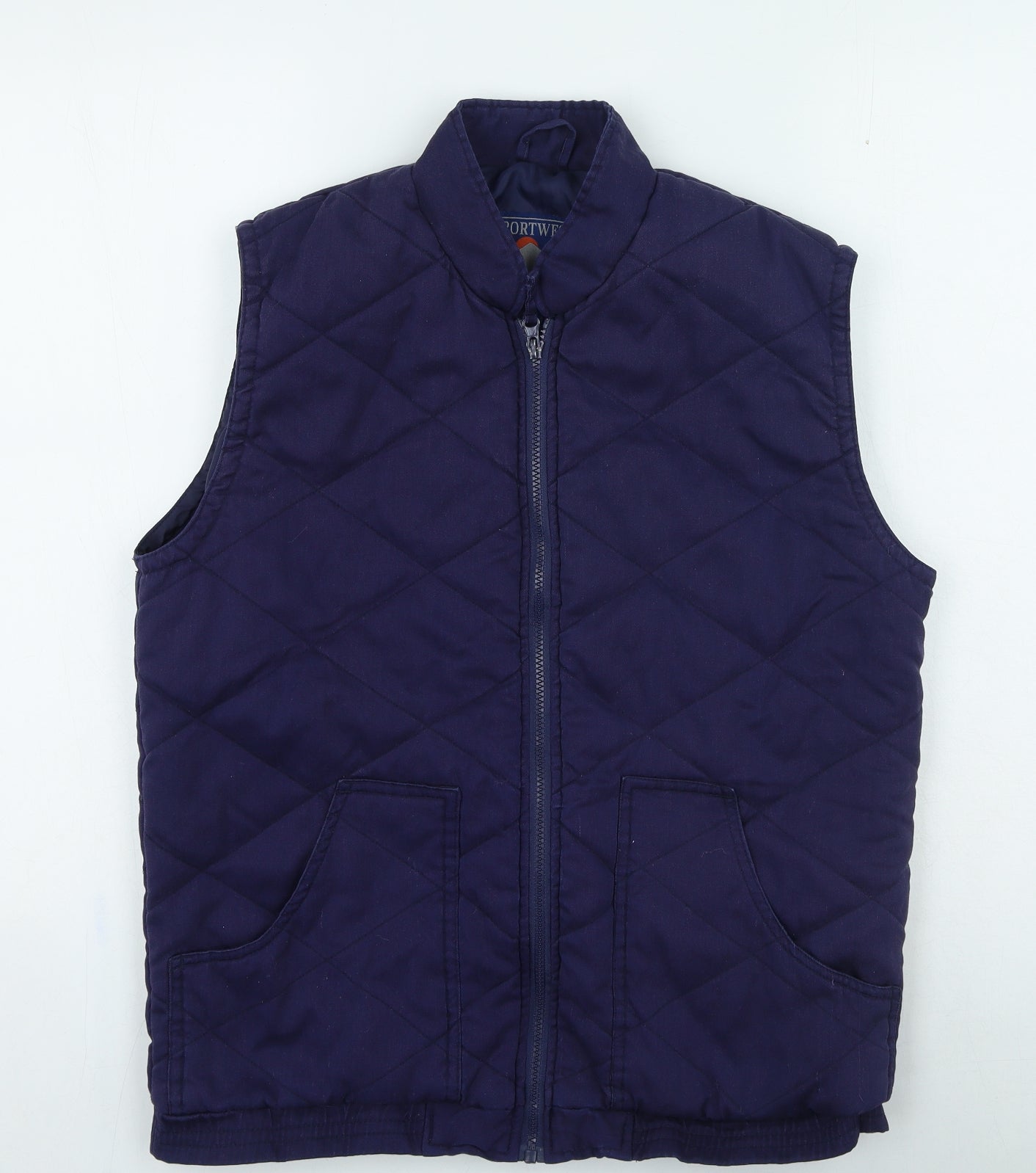 Portwest Mens Blue Gilet Jacket Size S
