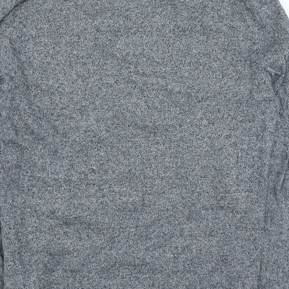 JACK & JONES Mens Blue V-Neck Cotton Pullover Jumper Size M