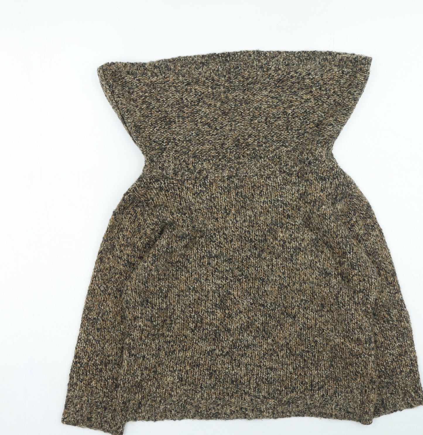 Episode Womens Brown Roll Neck Acrylic Pullover Jumper Size M